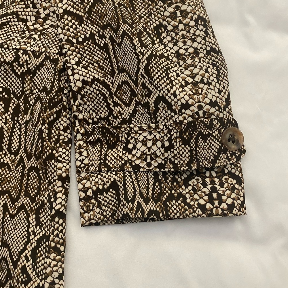 Heart Soul Snakeskin print coat Size X-Large - Picture 6 of 9